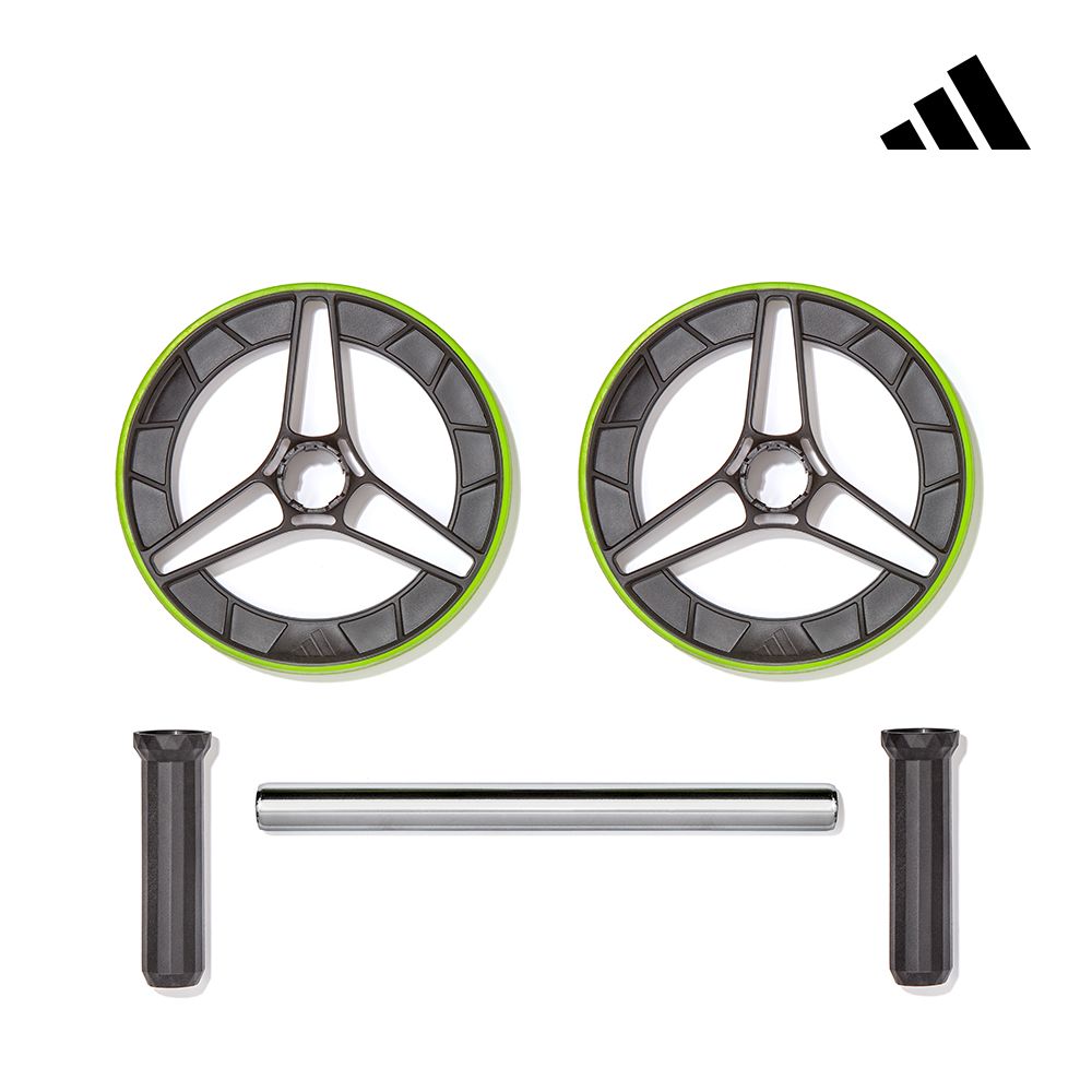 【Adidas 愛迪達】雙輪式健腹輪