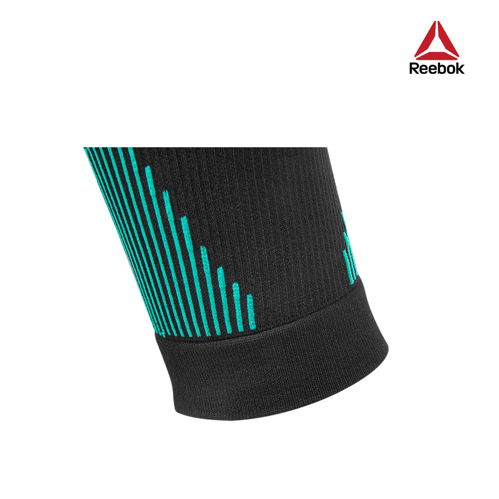 【福利品】Reebok 針織高彈性小腿套(黑)-S~L