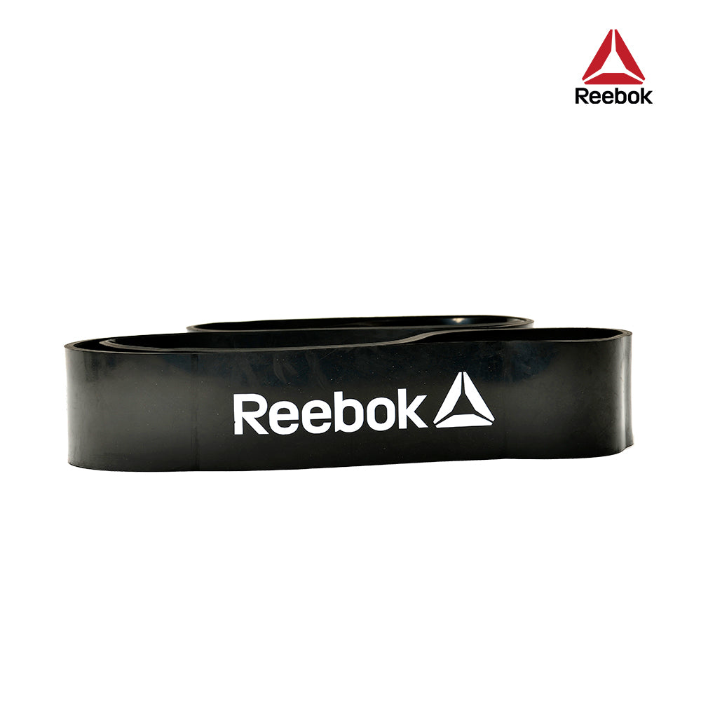 【福利品】Reebok 高彈性訓練阻力帶(深灰)-34kg阻力