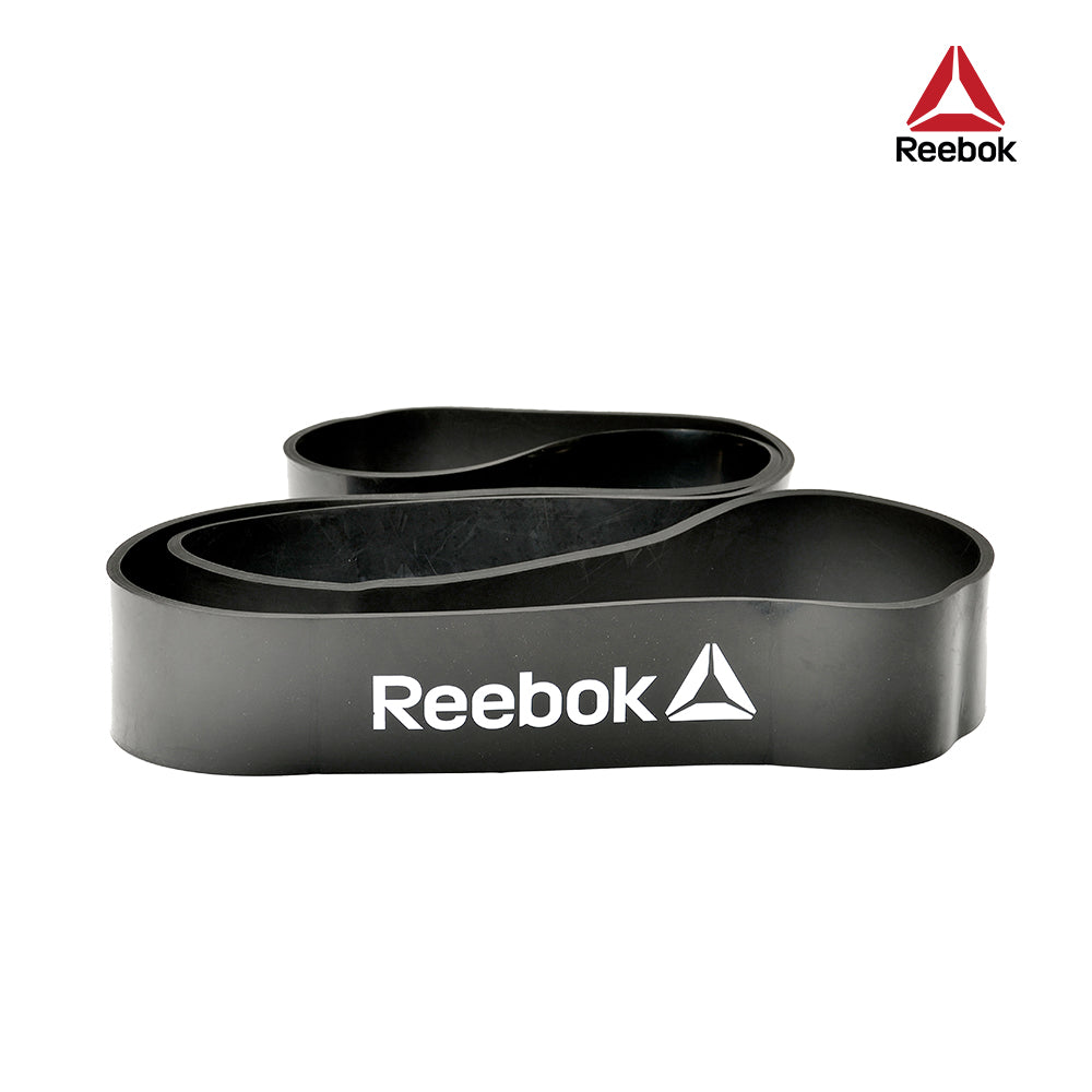 【福利品】Reebok 高彈性訓練阻力帶(深灰)-34kg阻力