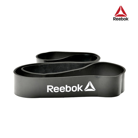 【福利品】Reebok 高彈性訓練阻力帶(深灰)-34kg阻力