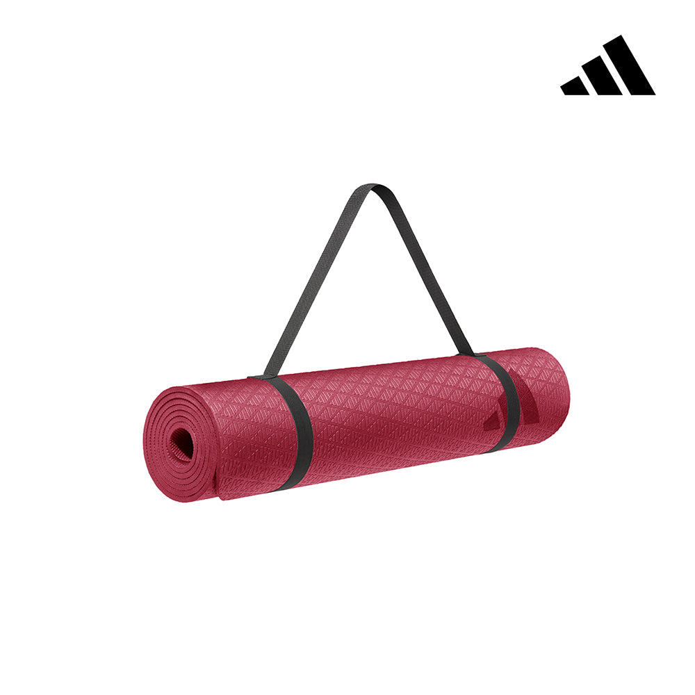 【Adidas 愛迪達】環保壓紋瑜珈墊-6mm