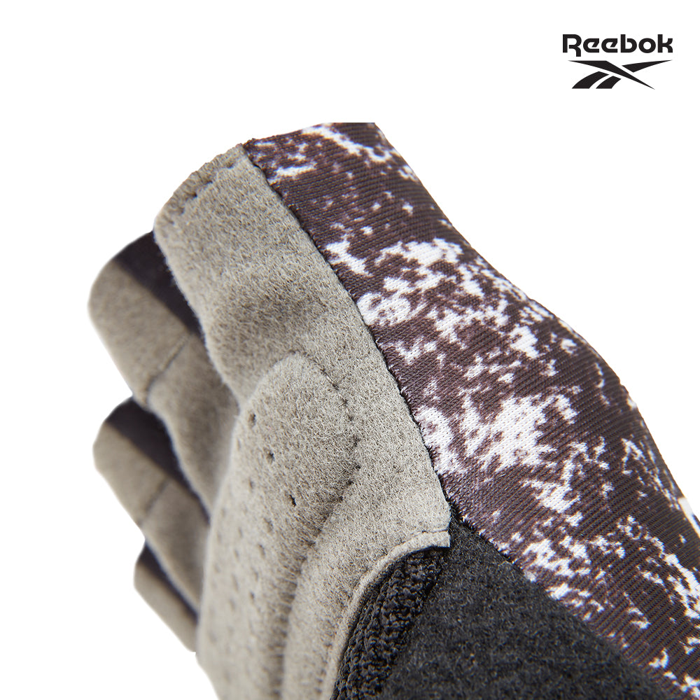 【福利品】Reebok 女用速乾健身手套(數碼灰)-M