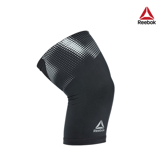 【Reebok】輕量透氣運動護膝(黑)-S/L