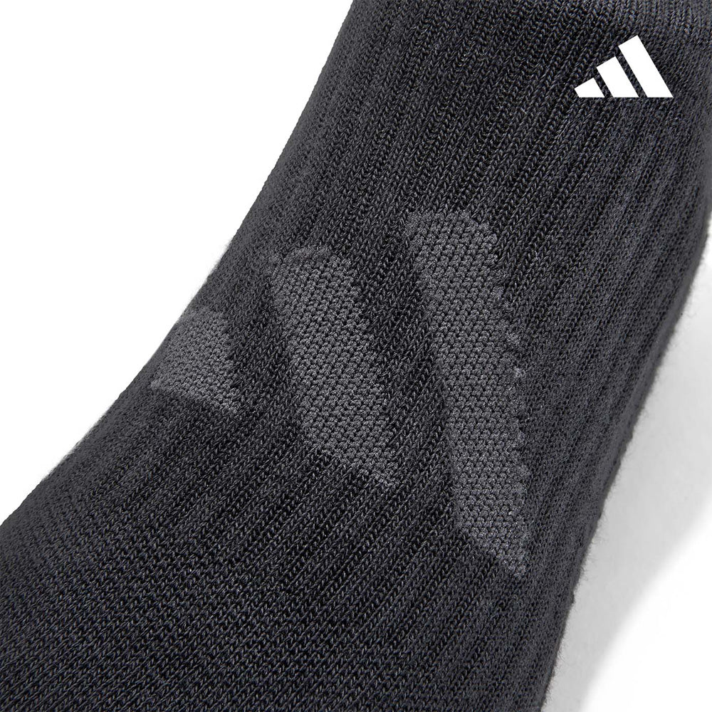 【Adidas 愛迪達】訓練止滑隱形襪-黑/灰 (M/L) (L/XL)