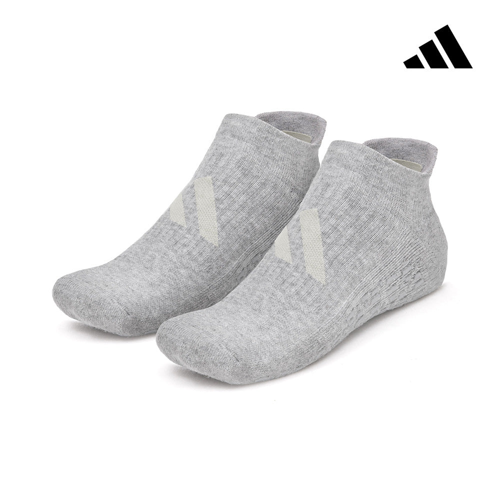【Adidas 愛迪達】訓練止滑隱形襪-黑/灰 (M/L) (L/XL)
