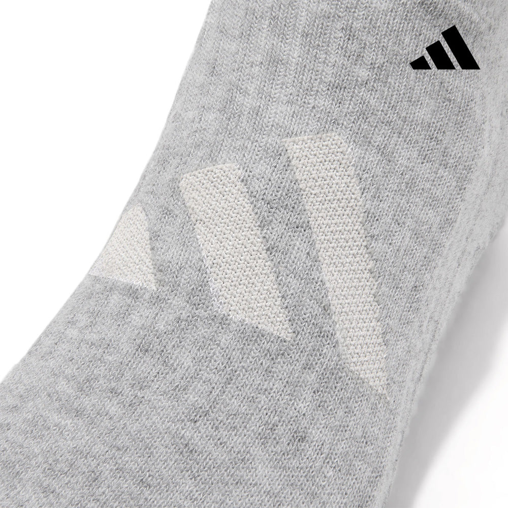 【Adidas 愛迪達】訓練止滑隱形襪-黑/灰 (M/L) (L/XL)