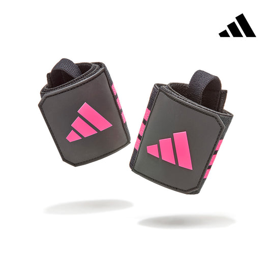 【Adidas 愛迪達】纏繞式加壓護腕-粉