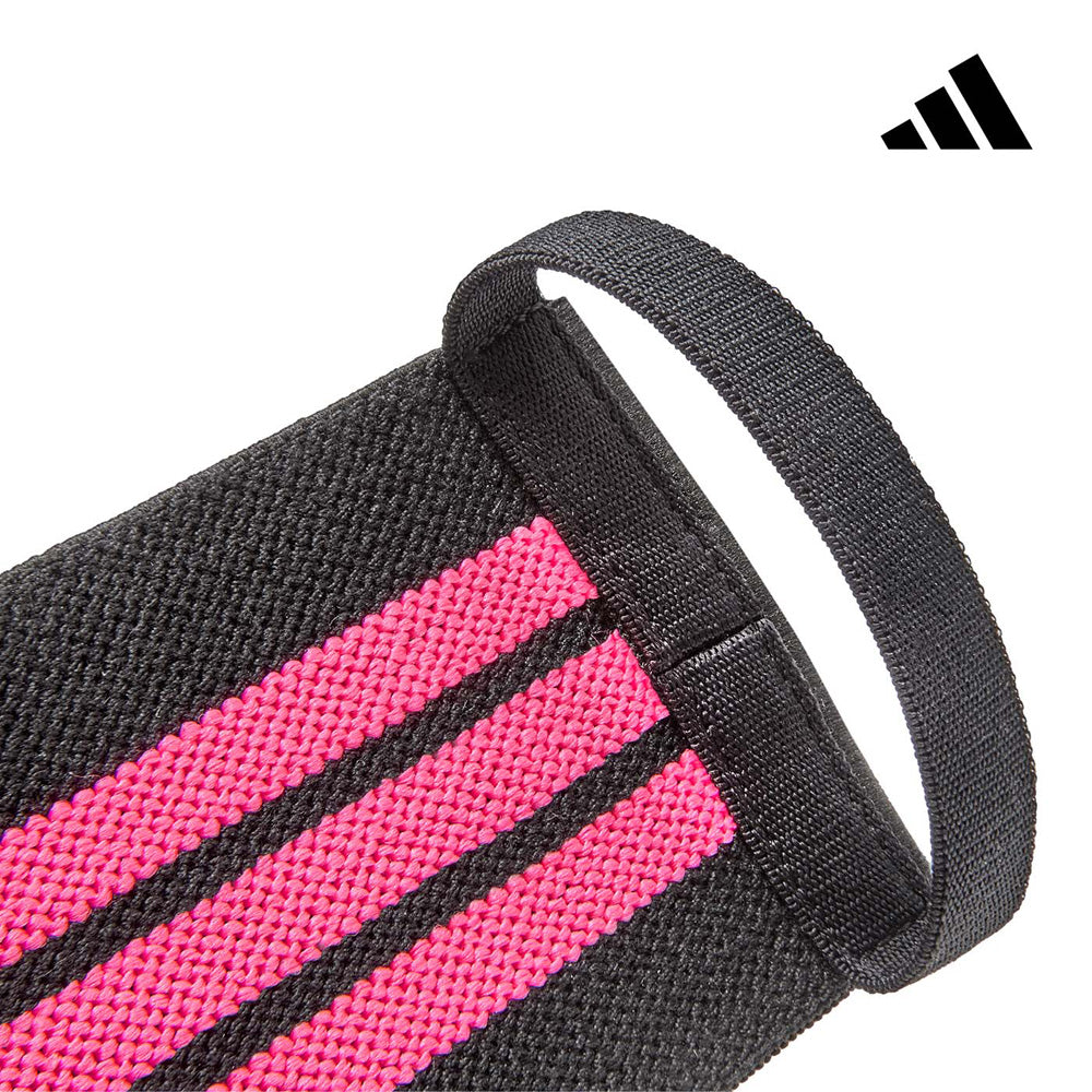 【Adidas 愛迪達】纏繞式加壓護腕-粉