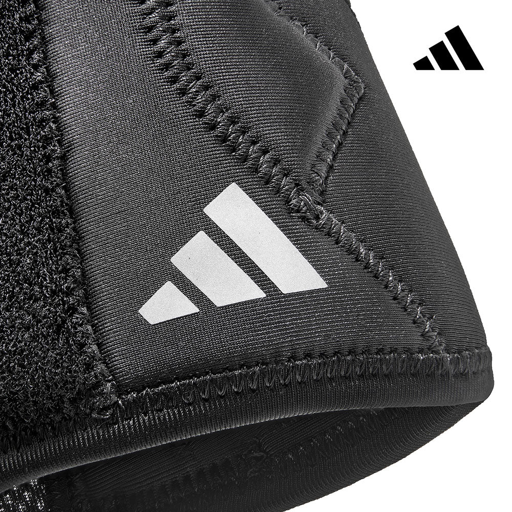 【Adidas 愛迪達】可調式綁帶護膝-S~XL