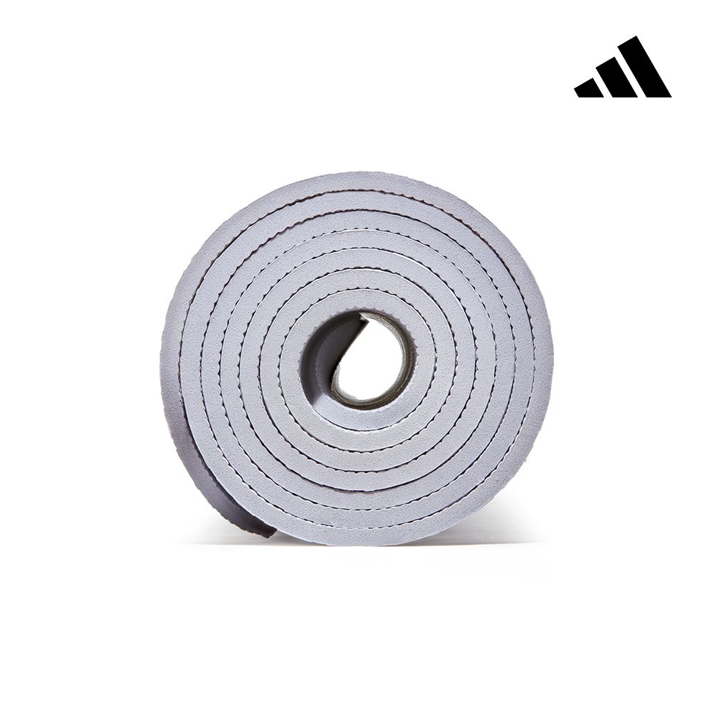 【Adidas 愛迪達】環保壓紋瑜珈墊-6mm
