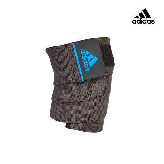 【Adidas 愛迪達】彈力纏繞式訓練護帶(藍)