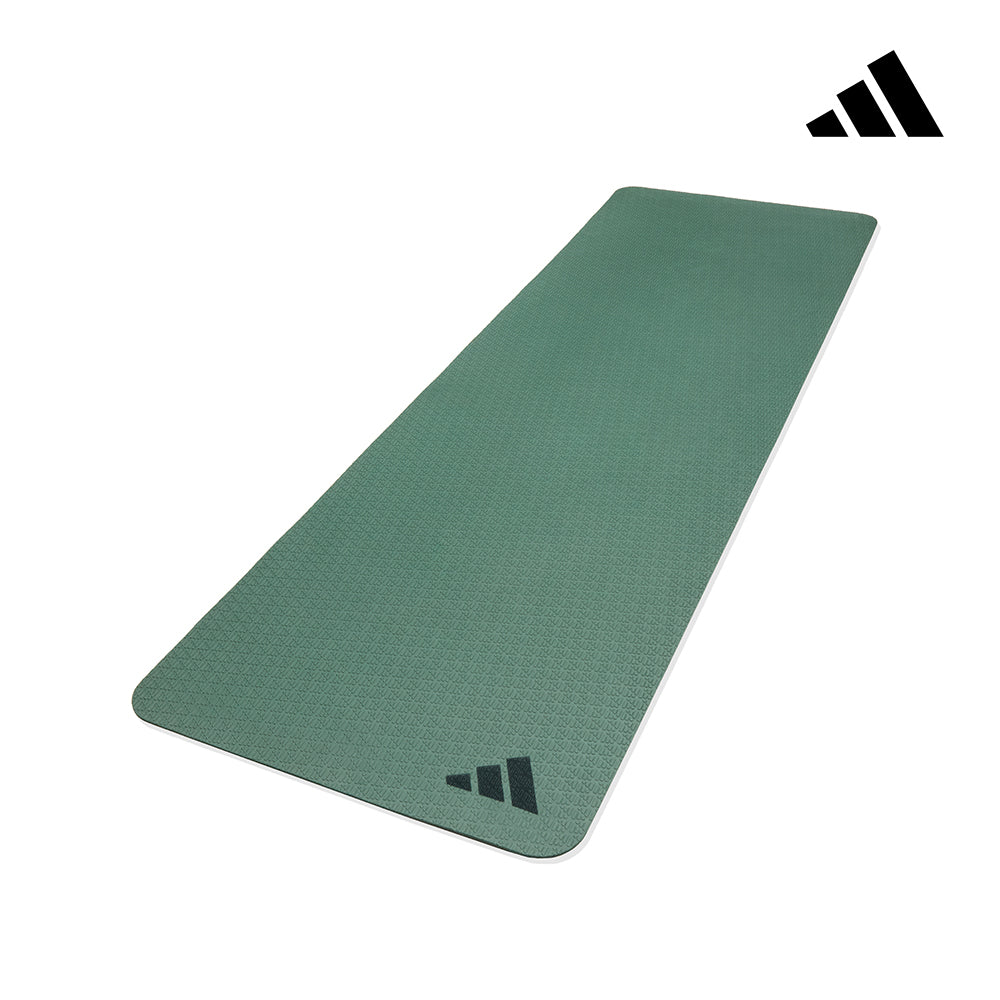 【Adidas 愛迪達】環保壓紋瑜珈墊-6mm