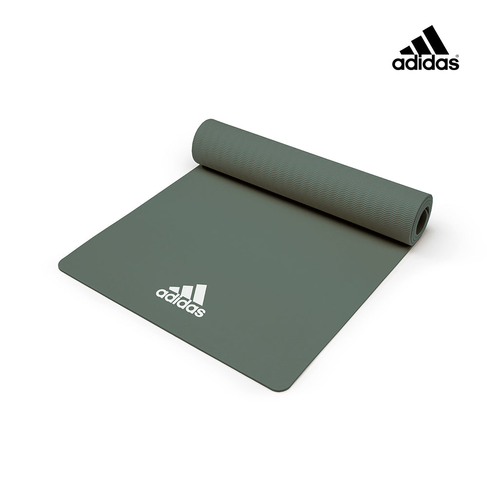 【Adidas 愛迪達】輕量波紋瑜珈墊-8mm(五色)