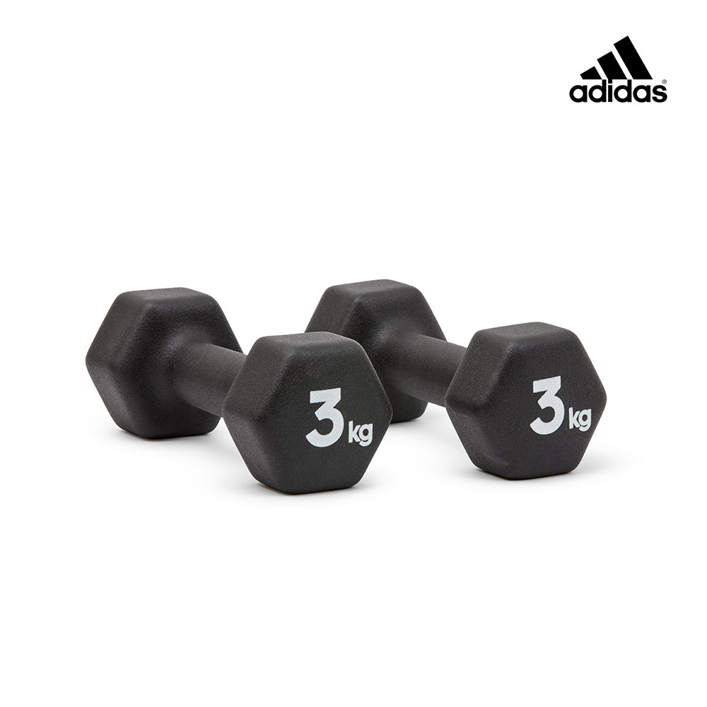 【福利品】Adidas 六角健身啞鈴(1~3kg)