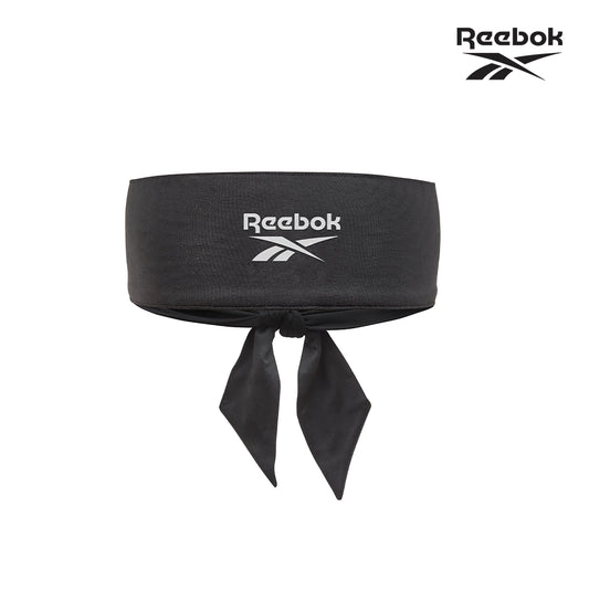 【福利品】Reebok 輕薄透氣運動頭巾(黑)