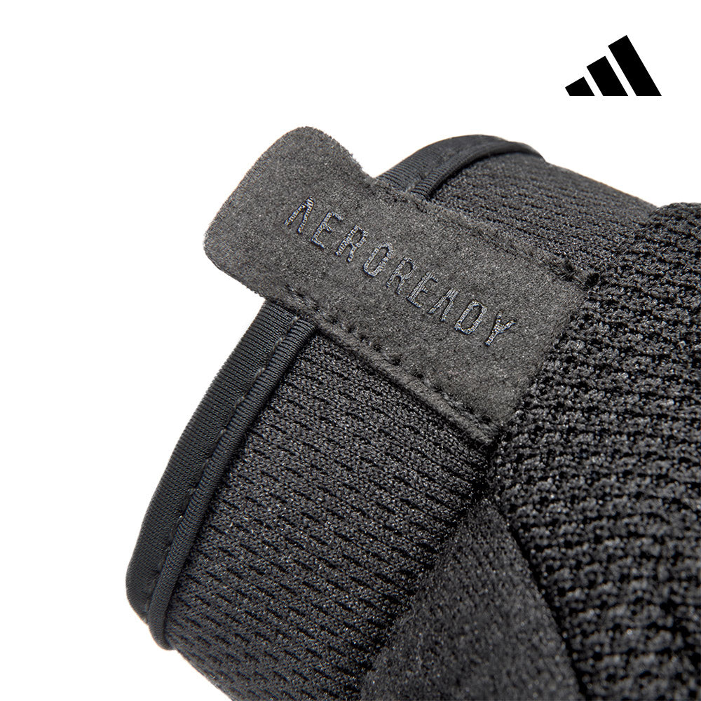 【Adidas 愛迪達】基礎透氣訓練手套(黑)-XS~XL