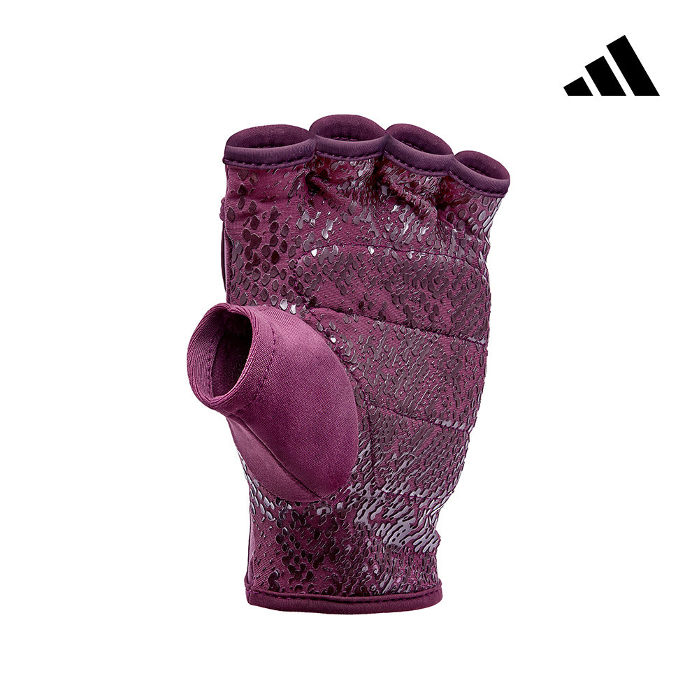 【Adidas 愛迪達】女用透氣防滑手套(酒紅紫)-S~XL