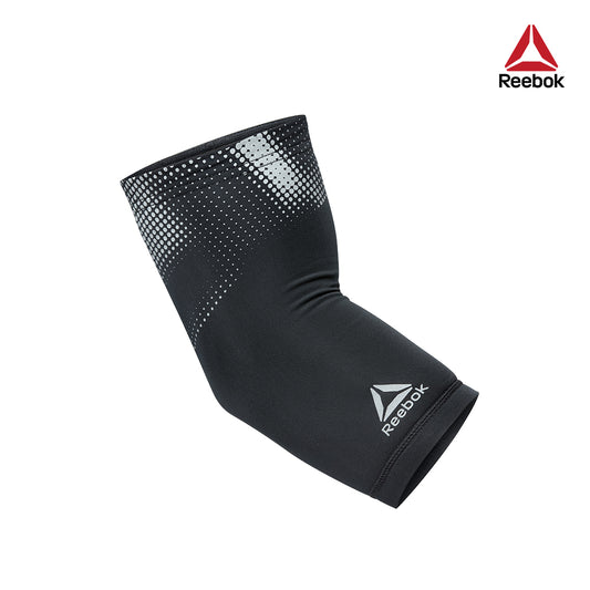 【Reebok】輕量透氣運動護肘(黑)-S/L