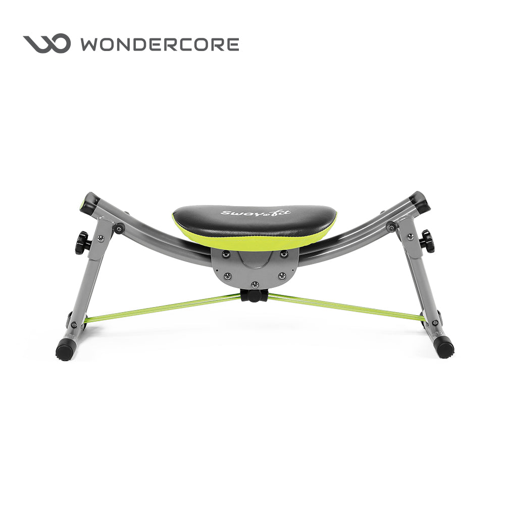 Wonder Core Sway N Fit 搖擺健腹椅，檸檬綠 U 字型軌道專利設計