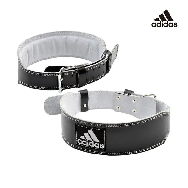 【Adidas 愛迪達】皮革舉重腰帶-L