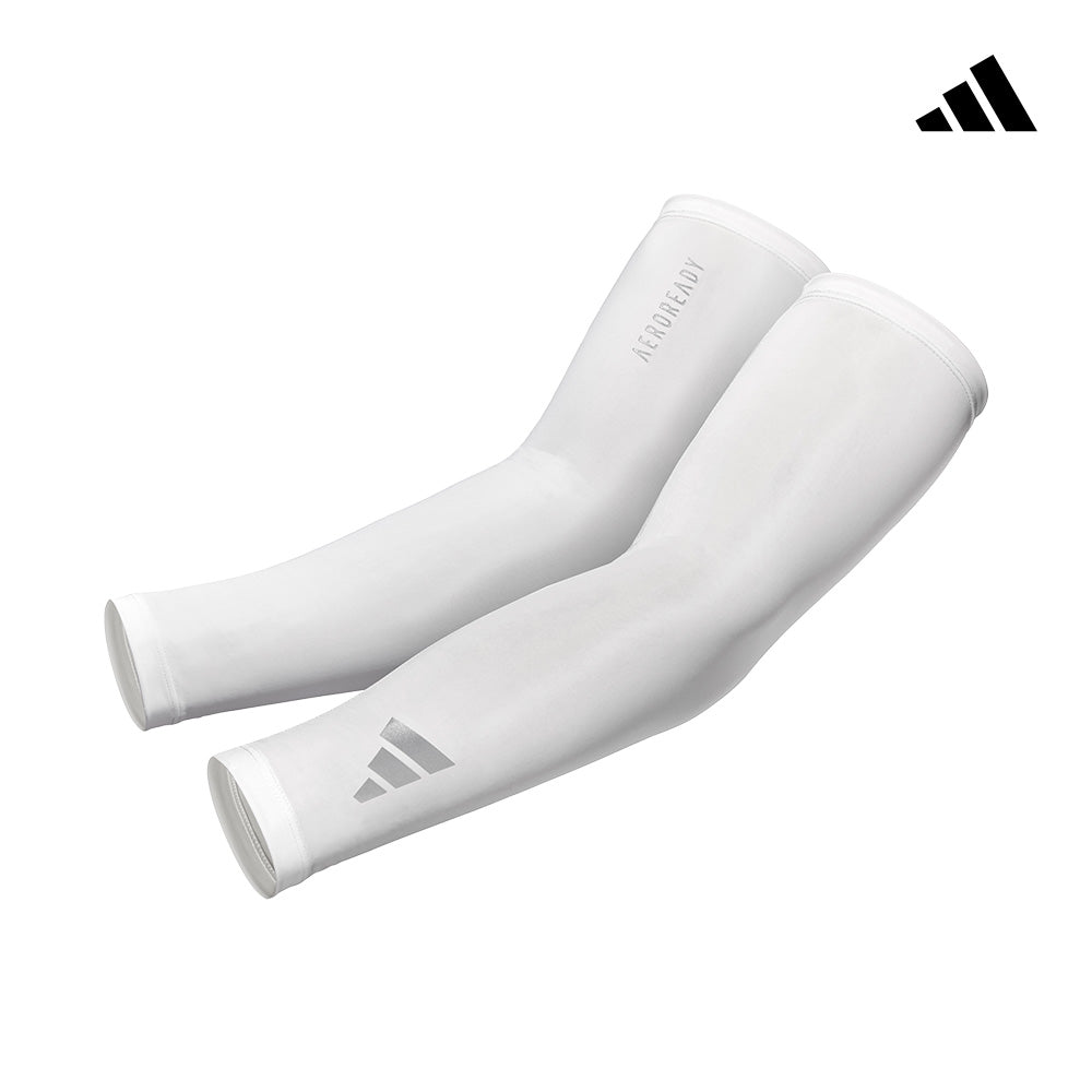 【Adidas 愛迪達】吸濕排汗壓縮袖套(黑/白)-S~XL