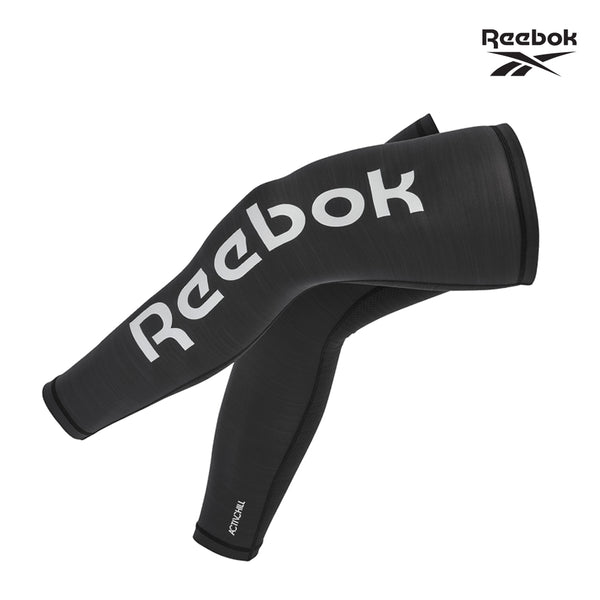 【福利品】Reebok 溫控修復訓練腿套(經典黑)-S/M/L