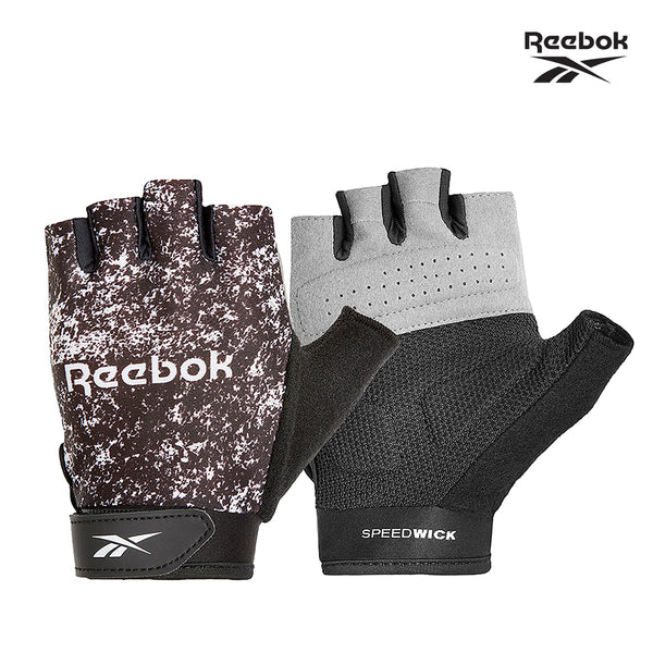 【Reebok】女用速乾健身手套(數碼灰)-S~L