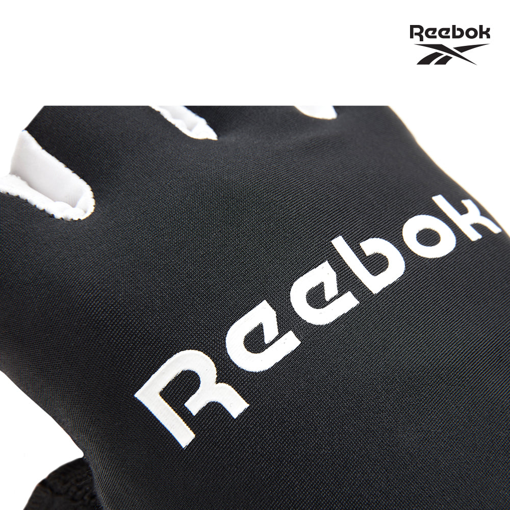 【福利品】Reebok 速乾透氣健身手套(經典黑)-S/M