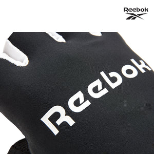 【福利品】Reebok 速乾透氣健身手套(經典黑)-S/M
