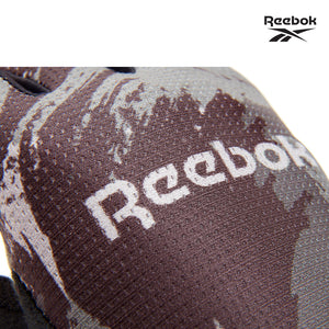 【Reebok】速乾透氣健身手套(迷彩灰)-S/M