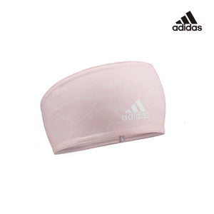 【Adidas 愛迪達】雙面高彈性吸汗頭帶(石紋橙)