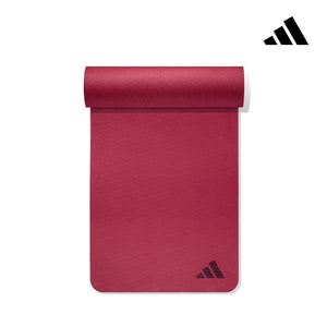 【Adidas 愛迪達】環保壓紋瑜珈墊-4mm(五色)