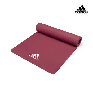 【Adidas 愛迪達】輕量波紋瑜珈墊-8mm(五色)