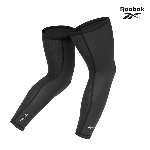 【福利品】Reebok 溫控修復訓練腿套(經典黑)-S/M/L