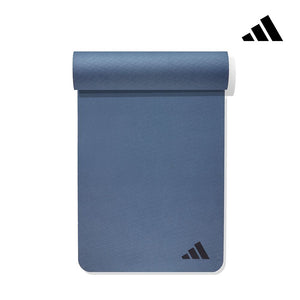 【Adidas 愛迪達】環保壓紋瑜珈墊-10mm