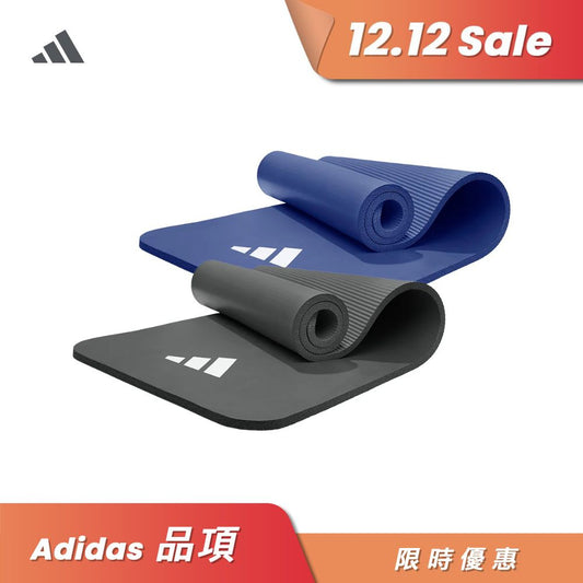 【Adidas 愛迪達】加厚防滑健身墊-16mm(靛藍/鐵灰)