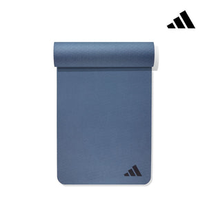 【Adidas 愛迪達】環保壓紋瑜珈墊-4mm(五色)