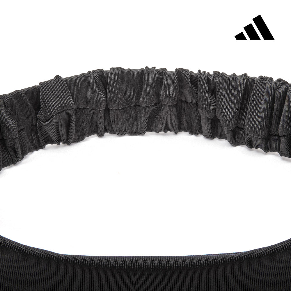 【Adidas 愛迪達】涼感透氣運動頭帶(黑/白)