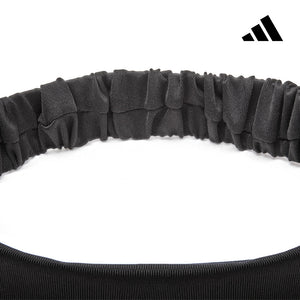 【Adidas 愛迪達】涼感透氣運動頭帶(黑/白)