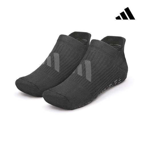 【Adidas 愛迪達】訓練止滑隱形襪-黑/灰 (M/L) (L/XL)