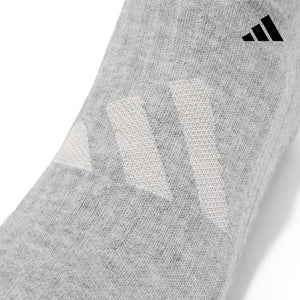 【Adidas 愛迪達】訓練止滑隱形襪-黑/灰 (M/L) (L/XL)
