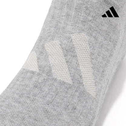 【Adidas 愛迪達】訓練止滑隱形襪-黑/灰 (M/L) (L/XL)