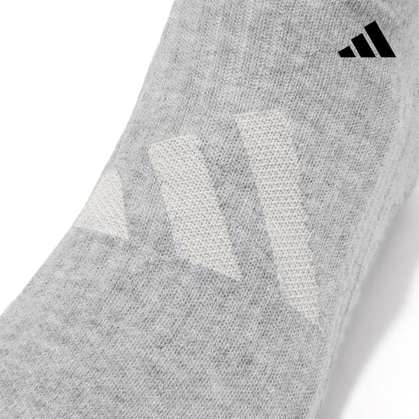 【Adidas 愛迪達】訓練止滑隱形襪-黑/灰 (M/L) (L/XL)