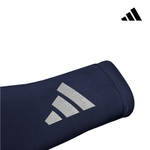 【Adidas 愛迪達】涼感抗UV運動袖套(海軍藍/螢光綠)-S/M、L/XL