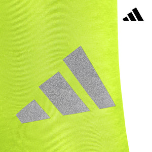 【Adidas 愛迪達】涼感抗UV運動小腿套(海軍藍/螢光綠)-S/M、L/XL