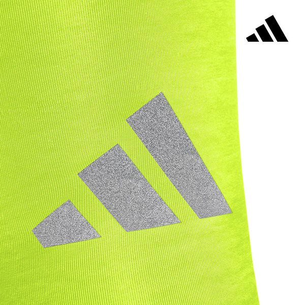 【Adidas 愛迪達】涼感抗UV運動小腿套(海軍藍/螢光綠)-S/M、L/XL
