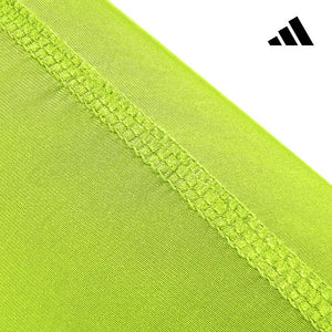 【Adidas 愛迪達】涼感抗UV運動小腿套(海軍藍/螢光綠)-S/M、L/XL
