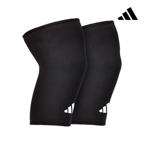 【Adidas 愛迪達】專業防護運動護膝(一副)