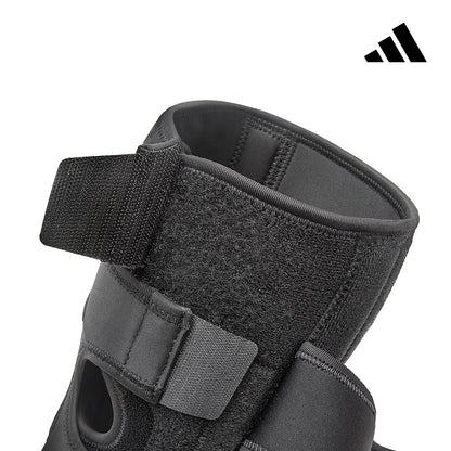 【Adidas 愛迪達】可調式綁帶護膝-S~XL